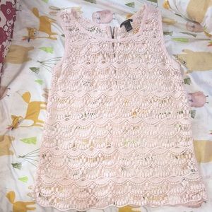 Pastel pink tank top